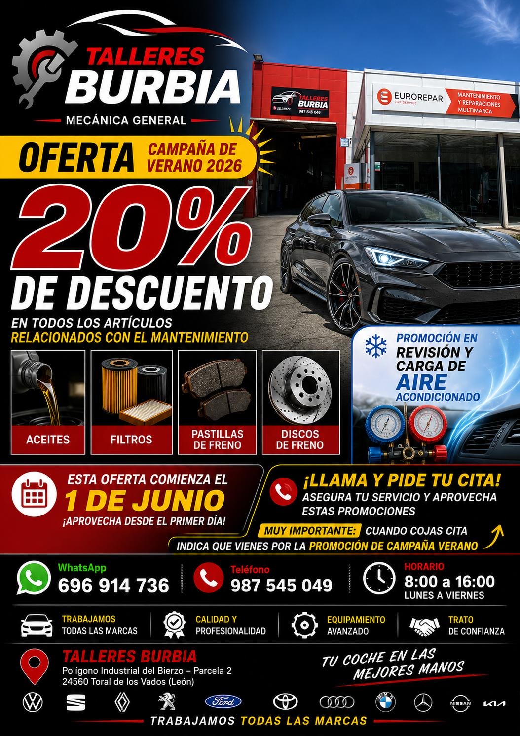 Folleto Talleres Burbia